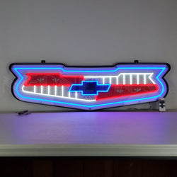 57 CHEVY EMBLEM LED FLEX NEON SIGN