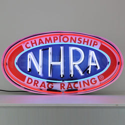 NHRA OVAL NEON SIGN IN CAN